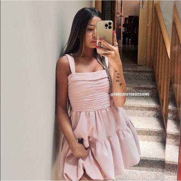 ZARA BLOGGER FAVE!!! Short Dress with Wide Straps NWT - Picture 12 of 17